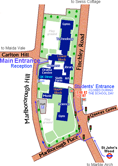 Plan of the school